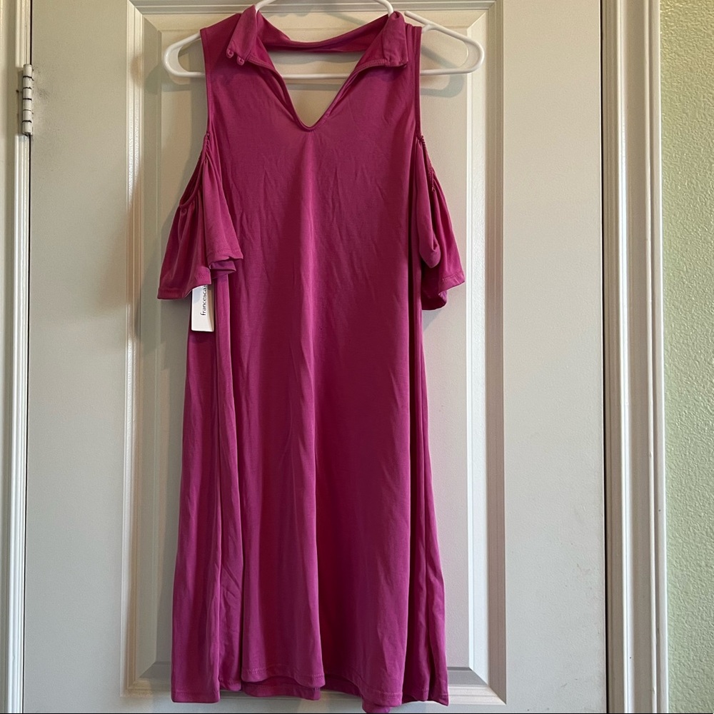 Francesca’s Pink stretchy dress NWT
